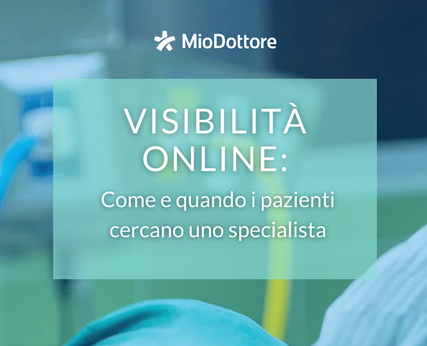 Infografica - Visibilità Online: come e quando i pazienti cercano uno specialista